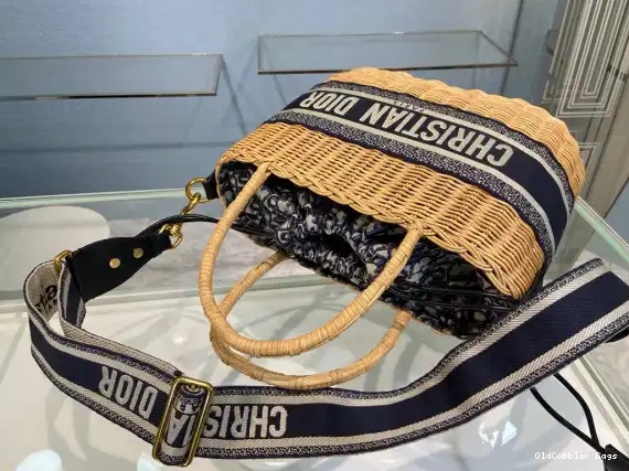 OldCobbler Bags DIRO WICKER BAG BASKET 0501